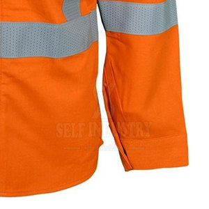 Dernière conception de chemises de soudage FR pour hommes avec logo personnalisé Vêtements de sécurité étanches à l'eau - Product Image 5