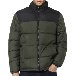 Nouvelle veste matelassée chaude d'hiver pour hommes de haute qualité OEM personnalisée avec impression, veste gonflée 2025, veste gonflée chauffante pour hommes - Product Image 1