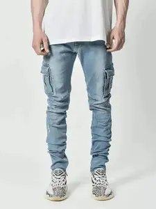 Vêtements d'hiver, jeans cargo pour hommes de haute qualité, très résistants, nouveau style, séchage rapide, nouvelle arrivée, meilleurs jeans cargo pour hommes - Product Image 5
