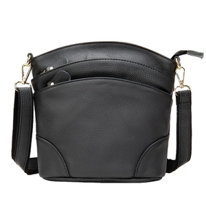 กระเป๋าหนังวัวแท้ทรงถังสำหรับผู้หญิง ขายส่ง กระเป๋าสะพายข้างแฟชั่น กระเป๋าสะพายไหล่ผู้หญิง - Product Image 3