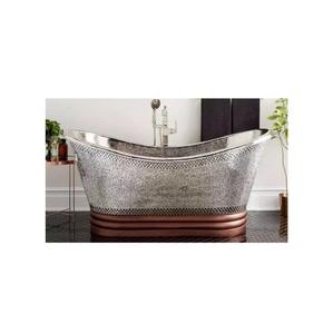 รองเท้าแตะกรงเล็บเท้าสไตล์โบราณทำจากทองแดงโมเดลโลหะสำหรับตกแต่งห้องน้ำที่ผ่อนคลาย - Product Image 1