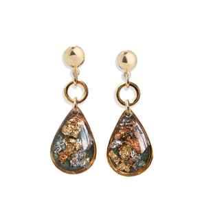 Boucles d'oreilles élégantes en résine et en métal, vêtements de fête et bijoux de mariage de la meilleure qualité pour filles | Nouveau design par Falak World Export - Product Image 1