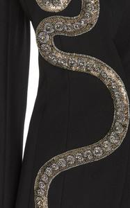 Manteau mi-long ajusté, style nouveau, mode de luxe 2025, broderie artisanale, solide, pour mariage, lourd, orné de perles et de diamants - Product Image 3