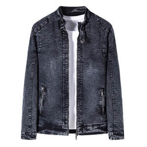 Nouveauté Veste en jean classique pour homme Col rabattu personnalisé Manches longues Respirant Léger Veste en jean pour homme à la mode - Product Image 4