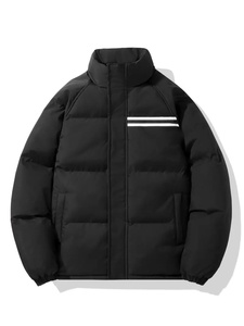 Chaqueta acolchada de burbujas de invierno de alta calidad para hombre, superventas, de cuero ligero regular con decoración de piel, calidez para exteriores - Product Image 5