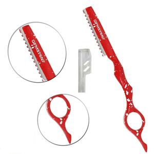 Peine profesional reutilizable de acero inoxidable para adelgazar y texturizar el cabello, herramienta para extensiones de cabello - Product Image 4