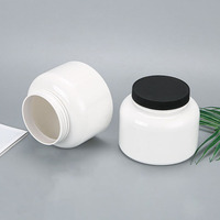 Pot en plastique PET 1000 ml à large ouverture, emballage personnalisé, vente en gros d'usine, qualité alimentaire, avec couvercle à vis, pour bonbons, produits capillaires et masques faciaux