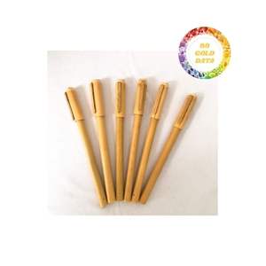 Bamboo <b>Pen</b> Handcrafted In Vietnam Designed For Regular Writing Creative Expression Office Functions Offering Balanced Form - Product Image 4