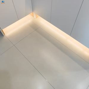 Azulejos de Cerámica Modernos de Lujo Ligero, Color Crema, 600x1200, Acabado Suave, Aspecto de <span class=keywords><strong>Microcemento</strong></span>, Antideslizantes, Resistentes al Desgaste, para Baño, Foshan - Product Image 3