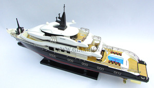 Gia Nhien Fabricant Approuvé Conception Personnalisée Basse quantité minimale de commande EN BOIS Alfa Nero-BLANCHE PERLE PEINTE-BATEAU DE VITESSE EN BOIS - Product Image 2
