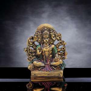 Resina hecha a mano Hanuman Ji estatua elegante escultura ilustraciones - Product Image 5