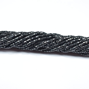 Natural Black Spinel Faceted <b>Heishi</b> Square Shape Gemstone <b>Beads</b> For Jewelry Making Supply Wholesale Loose Stone From Wholesale - Product Image 4