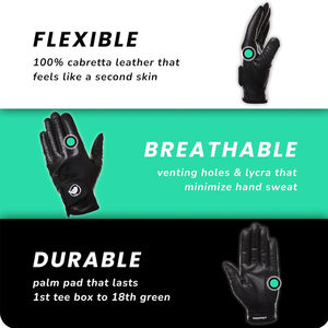 Gants de golf sur mesure de haute qualité pour hommes, équipement de sport réglable du Pakistan - Product Image 4