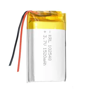 OEM 3.7v batteria ricaricabile Lipo Cell 1520mah sacchetto 102548 con PCM per utensili elettrici giocattoli Golf carrelli materiale anodo LCO