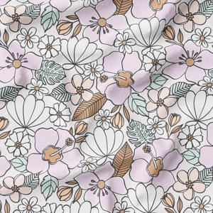 Custom Digital Printing <strong>Cotton</strong> Waffle <strong>Fabric</strong> NO MOQ Sample Free - Product Image 4