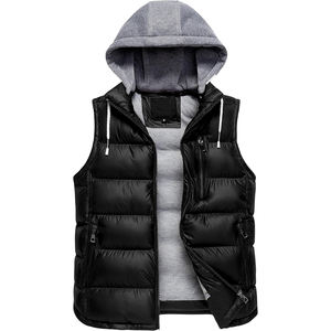 Directo de fábrica hecho de alta calidad completo logotipo personalizado diseño hombres Puffer venta al por mayor nuevo invierno 2025 Puffer chaleco hombres - Product Image 2