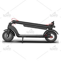 Scooter Eléctrico Plegable de 2 Ruedas para Adultos, con Motor de 350W, Marco de Aluminio, Freno Electrónico, Neumático de 10 Pulgadas, Batería de 36V 10Ah, Alcance de 35-45km