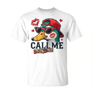 Camiseta de San Valentín para Mujer con Estampado de Caza de Patos, Idea de Regalo Promocional Personalizable - Product Image 2