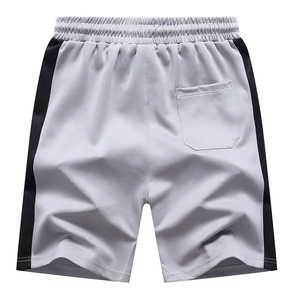 Shorts de jogging pour homme en molleton 100% coton, couleur unie, coupe ample décontractée, avec logo personnalisé, à bas prix - Product Image 2
