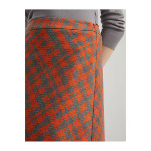 BGN Women'<b>s</b> Patterned Knitted Midi <b>Skirt</b> Viscose Blend Turkey - Product Image 6