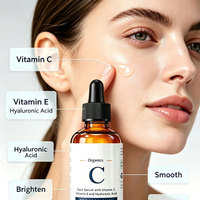 Sérum Visage Hydratant et Nourrissant à la Vitamine C avec Vitamine E et Acide Hyaluronique 60ml Unisexe Qualité Exportation Entièrement en Anglais