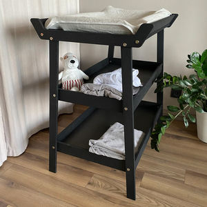 Houten Luier Verschoontafel Verpleegstation Wielen Opslag Badkamer Meubilair <span class=keywords><strong>Baby</strong></span> Verschoontafel - Product Image 5