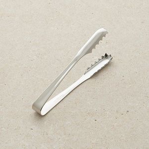 Long Stainless Steel Ice Tongs With Fine Edges Designed To Handle Ice Cubes Without Slipping Or <b>Dropping</b> - Product Image 6