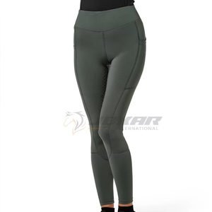 2025 Premium femmes culotte équestre coupe ajustée léger respirant confortable longue durée pantalon élégant pour l'équitation - Product Image 1