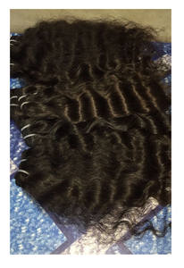 Vente en gros de 9A Grade brésilien indien aligné cuticule brut droit de cheveux humains 30 pouces avant de lacet lâche vagues profondes Styles de perruque - Product Image 5