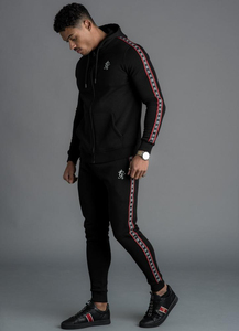 Chándal para hombre con logotipo personalizado/chándal/traje para correr con cinta lateral colección de invierno - Product Image 3