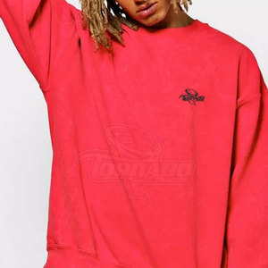 Sudadera con Capucha para Hombre, Cuello Redondo, de Algodón/Poliéster Teñido Liso, Transpirable, de Secado Rápido, 220g, Diseño Sólido, de Alta Calidad - Product Image 4