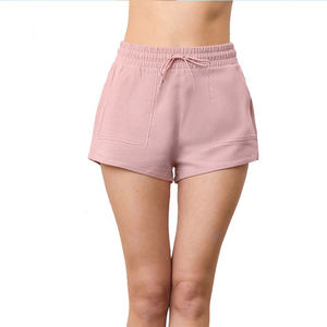 Short en molleton respirant taille haute pour femme - Product Image 6