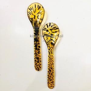 Design Home & Hotel Restaurant Party Table Serving Use Salad Server <b>Set</b> with Attractive <b>Beads</b> Handle Spoon <b>Set</b> - Product Image 6