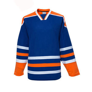 Conjunto de Jersey y Pantalones Cortos de Hockey sobre Hielo de Manga Larga de Alta Calidad y Durabilidad con Bordado, Secado Rápido y Transpirable para Adultos Unisex - Product Image 4