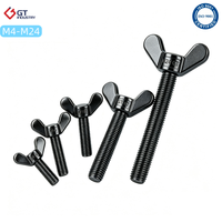Vis à ailettes en acier au carbone M21x50mm, oxyde noir, DIN316, modèles 2026, dernière génération, excellente qualité, prix bas