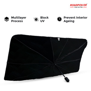 Parasol de voiture en aluminium efficace protégé contre les UV, design pliable pour une installation facile, ajustement universel, réduction de la chaleur - Product Image 4