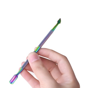 Pelador de esmalte de uñas de Gel de acero inoxidable de alta calidad, herramientas de manicura y pedicura, empujador de cutículas de uñas personalizado, removedor de cortador - Product Image 4