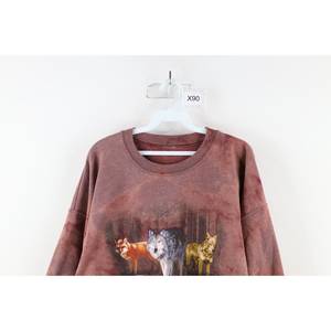 Sudadera lisa con impresión de logotipo personalizado lavado con ácido de gran tamaño pesado 100% algodón hombres lavado con ácido térmico sudadera para hombres - Product Image 5