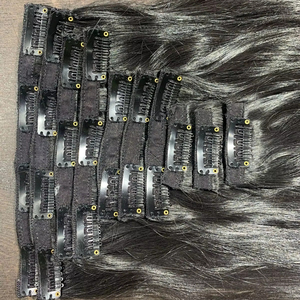 Extensión de cabello humano Remy indio con clip - Product Image 1