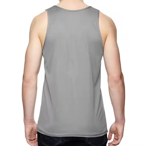 Camiseta Deportiva de Verano para Hombre, Cuello Redondo, Algodón Fino, Transpirable, Color Sólido, para Deportes y Fitness - Product Image 3