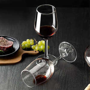 Calice Personalizzato per Vino Rosso, Bicchiere da Vino Trasparente <span class=keywords><strong>con</strong></span> Stelo Lungo, Coppa di Lusso per Vino Rosso, Calice in Cristallo <span class=keywords><strong>con</strong></span> Ali - Product Image 4