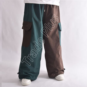 Venta al por mayor de pantalones de nieve de tamaño impermeable a prueba de viento OEM personalizado pantalones de snowboard Unisex tela de poliéster de pierna ancha suelta - Product Image 1