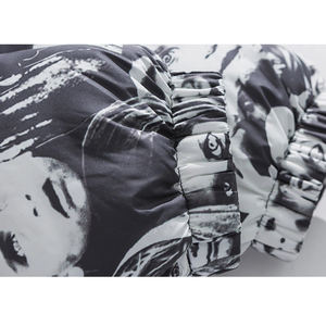 2023พัฟสำหรับผู้ชายสีดำอบอุ่นกำหนดโลโก้ได้เองสำหรับฤดูหนาว - Product Image 5