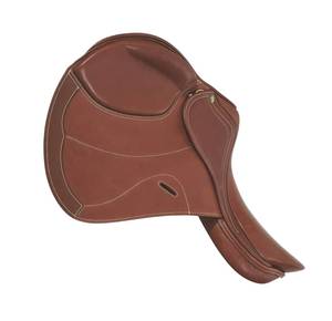 Selle de cheval d'entraînement polyvalente à ajustement sécurisé Cavaliers professionnels École Débutants Siège en cuir Sangle réglable Grands animaux - Product Image 5