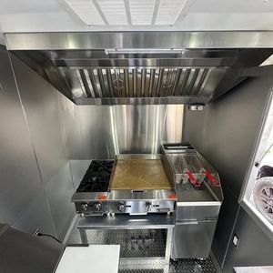 รถขายอาหารจานด่วนแบบพ่วงพร้อมห้องครัวเต็มรูปแบบ - Product Image 5