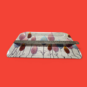 Fabricantes de bandejas de melamina LOGO personalizado Bandejas rodantes de melamina de plástico Bandeja de servicio de melamina al por mayor Tamaño mediano - Product Image 2