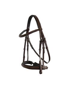 Bridon de cheval en cuir occidental avec perles - Product Image 2