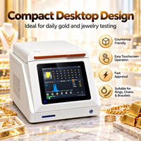 Machine de test de pureté de l'or pour la vérification des métaux précieux des bijoux avec analyse d'éléments par XRF et système informatique intégré