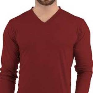 Nueva camiseta de tendencia para una atractiva camiseta de algodón orgánico con cuello redondo personalizado y Camiseta cómoda de Color negro para hombres - Product Image 2