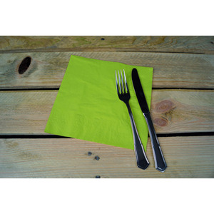 Tovaglioli in Tessuto 2 Veli Pistacchio 40x40cm 50 pz 24 Confezioni B2B - Product Image 1